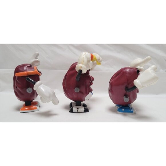Lot of 3 Vintage 1988 Applause California Raisins Wind-Up Plastic Figures-Lot B - Picture 5 of 7
